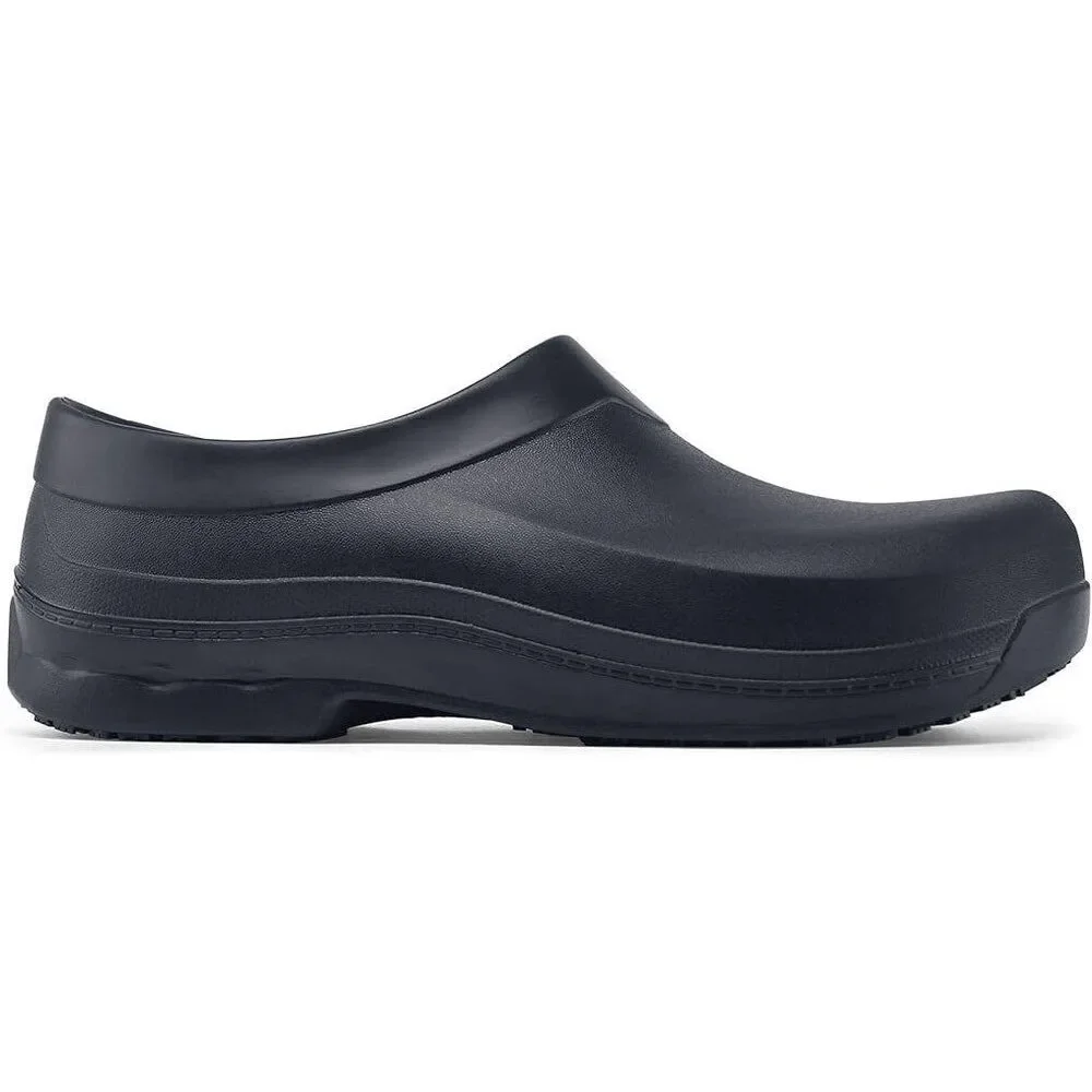 Shoes for Crews Radium Mens Size 12 Black Slip Water Resistant Work Clogs Shoes